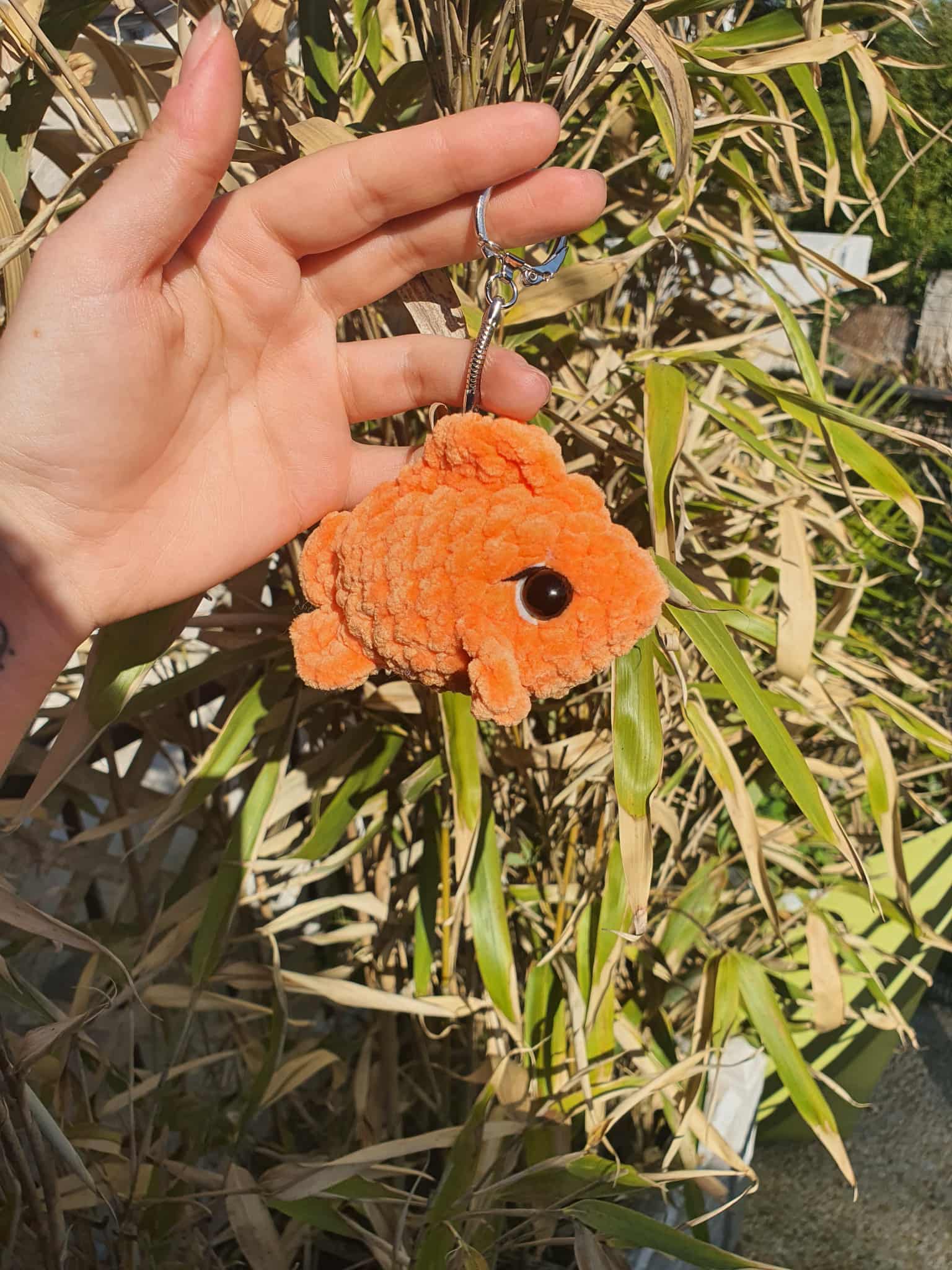 Porte clé poisson rouge