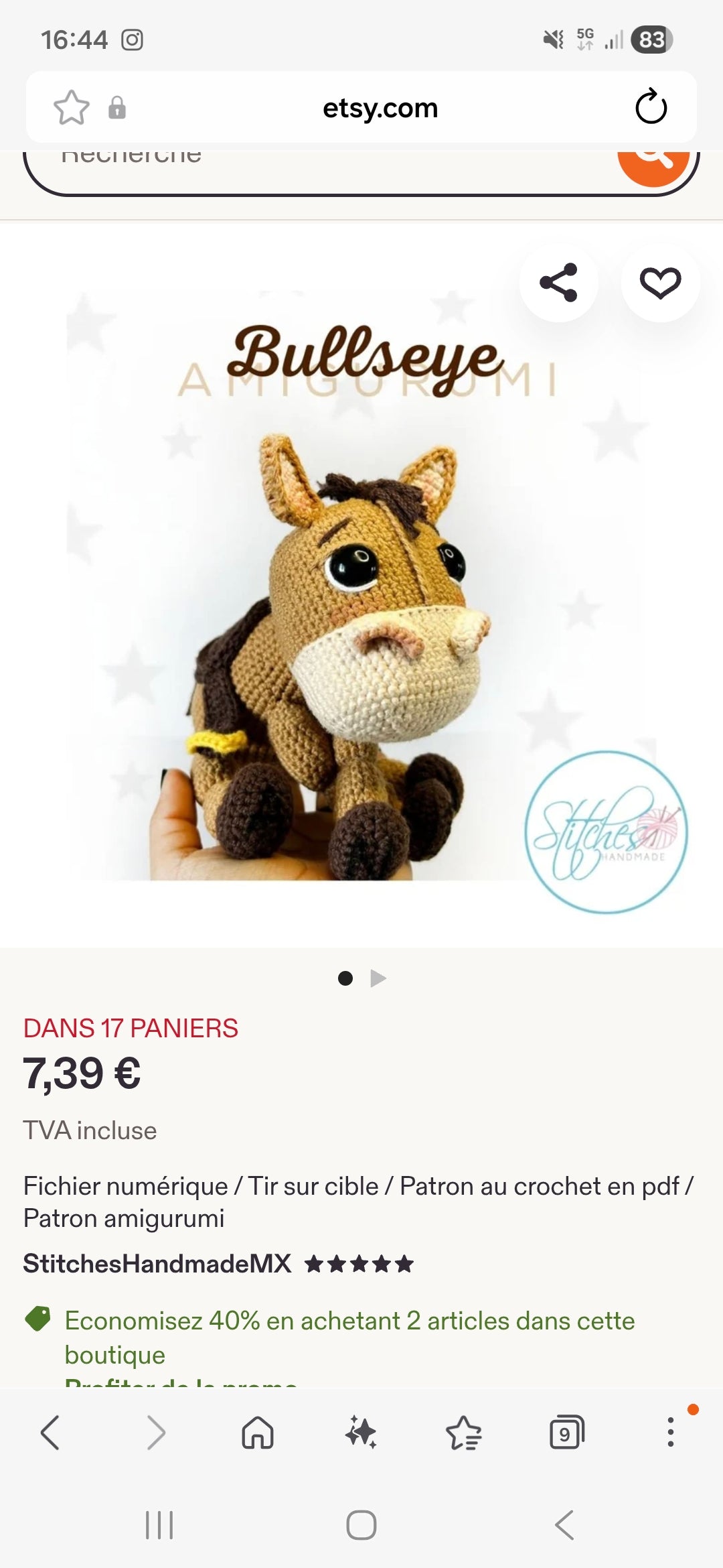 Commande personnalisée Syrielle