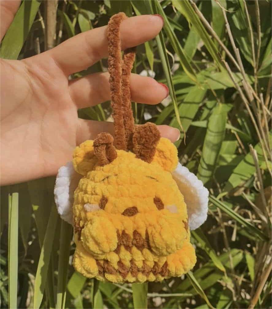 Porte clé Winnie Abeille